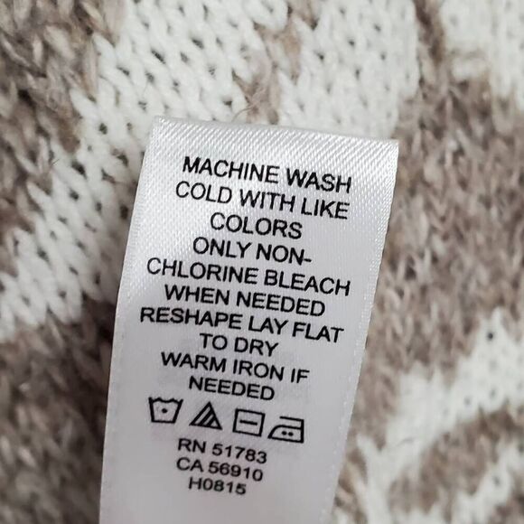 Maurices Size Medium Cowl Neck Stripe Sweater - Picture 6 of 7